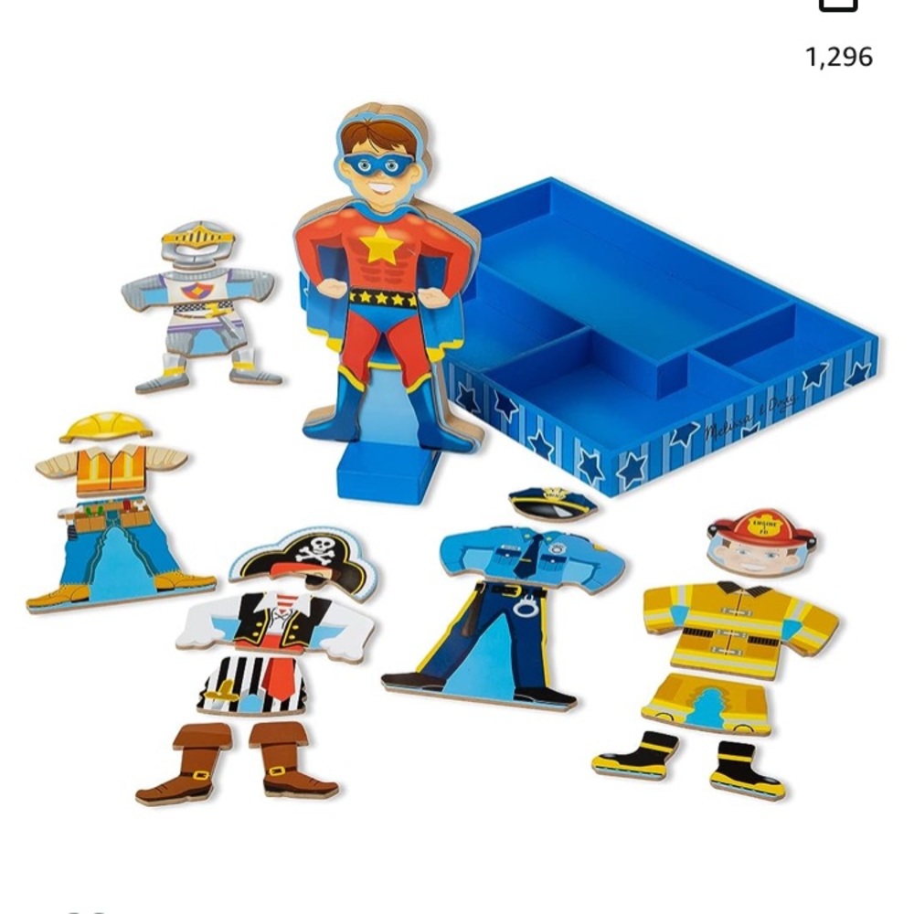 Melissa and Doug Wooden Dressup Toy